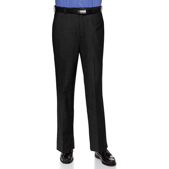 RGM Mens Modern Fit Dress Pant - Wrinkle-Resistant Flat-Front Trouser