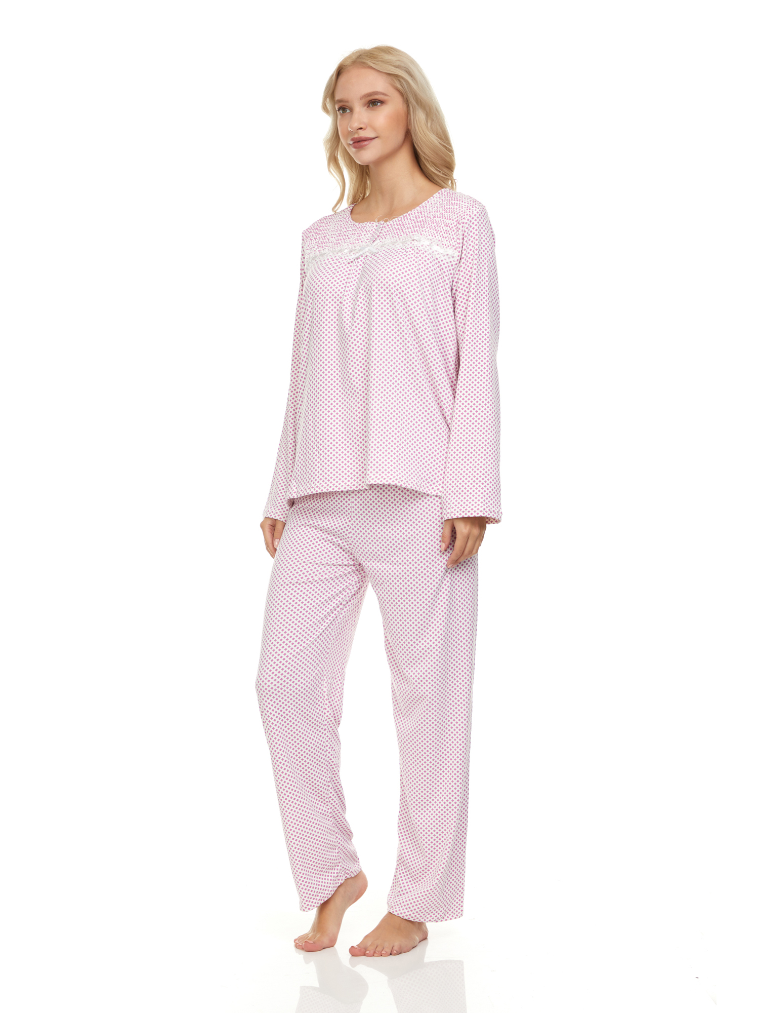 RGMNY BRANDS Women Pajamas Set Pants and Top Long Sleeve, 2Piece