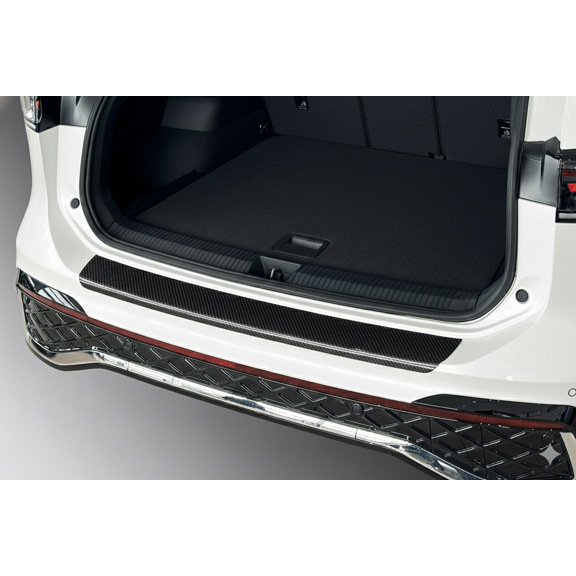 RGM Rearguard Rear Entry & Bumper Protector for Volkswagen Tiguan 2025, Custom-Molded, ABS Plastic, No-Drill, Black