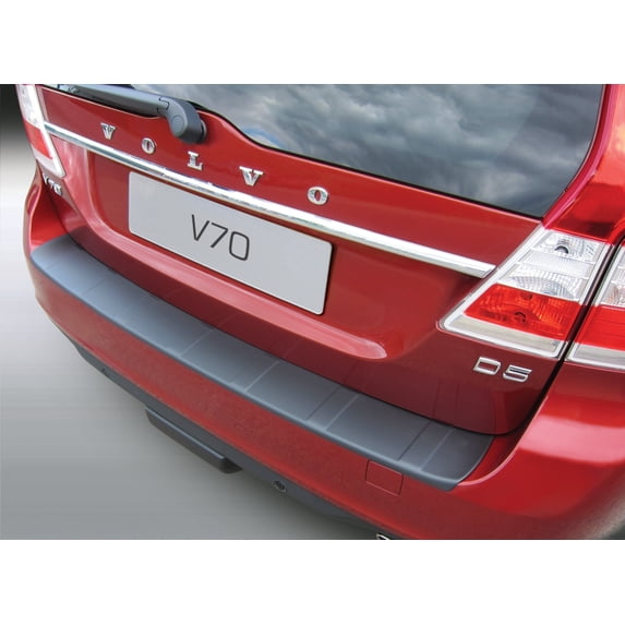 RGM Rearguard Rear Entry & Bumper Protector for Volvo V70 2013–2016, Custom-Molded, ABS Plastic, No-Drill, Gloss Black