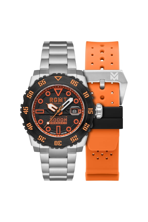 Ohio Stainless Steel 45mm Automatic Wristwatch RG-8034-0I