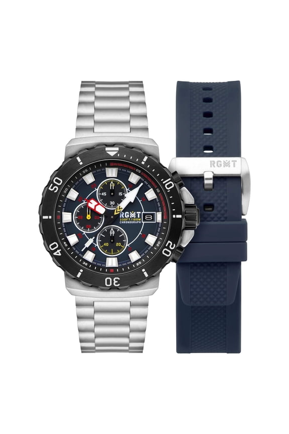 Trench Stainless Steel 47mm Meca-Quartz Wristwatch RG-8058-22