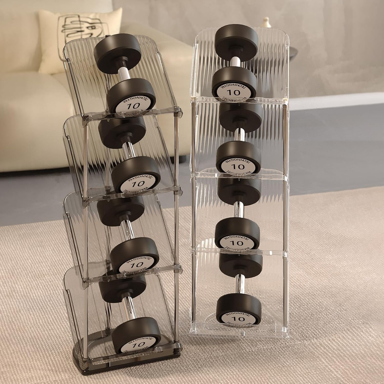 RGRVFD-Clear Narrow Shoe Rack for Entryway, Free Standing Shoe Racks ...