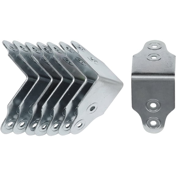 RH-1722-8-A Road Case Clamp, Large Size, 4-Hole, Zinc with Rivet/Screw Protector
