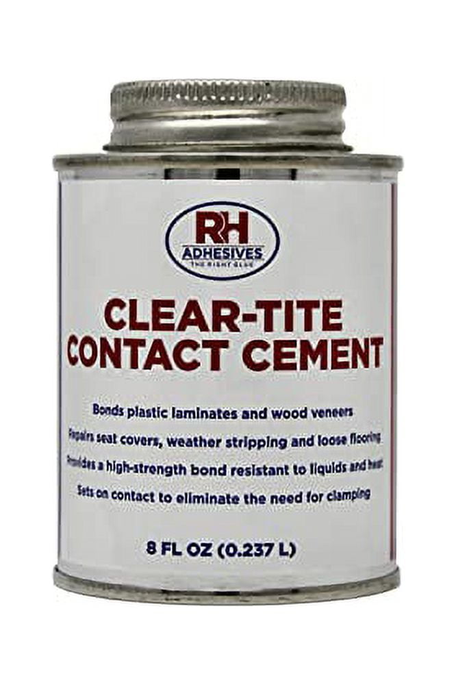 RH Adhesives Clear-Tite Contact Cement, 8 Oz. 