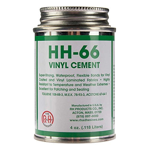 RH Adhesives HH-66 Vinyl Cement Glue, Multicolor, 4 oz