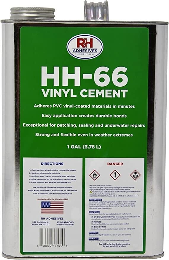 RH Adhesives PVC Vinyl Cement Glue - HH-66-1 Gallon (128 Ounces).FREE SHIPPING!!