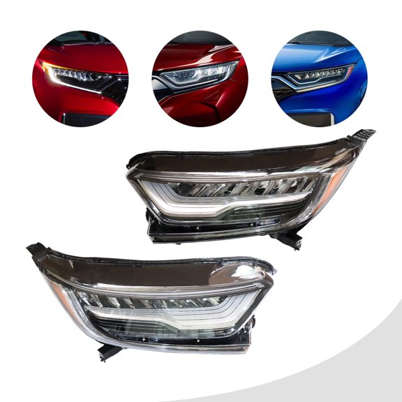 RH For Honda CRV Touring 2017-2021 Front Right Passenger Side Full LED Headlight Good Water Resistance