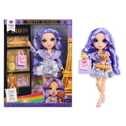 Rainbow High Pretty in Paris Fashion - Violet Willow (Purple), Rainbow 11 Fashion Doll with Outfit, Stylish Handbag, Girls Toy Gift for Kids Ages 4-12 Years
