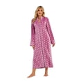 thumbnail image 1 of RH Sleepwear Women's Zipper Front Robe Full Length Long Sleeve Duster House Night S-XXL RHW4060, 1 of 5