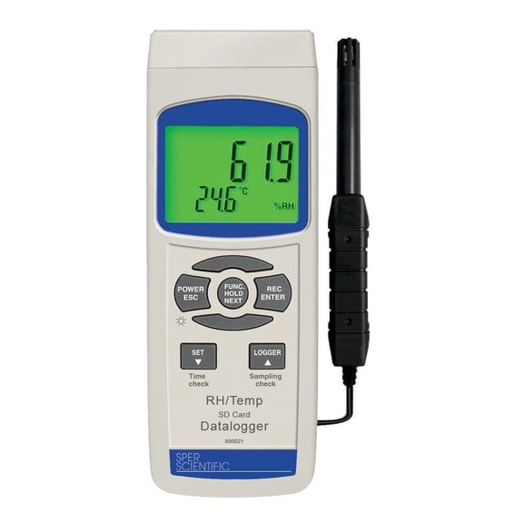 Relative Humidity and Temperature SD Card Data Logger