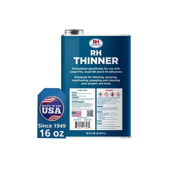 RH Thinner, 16 oz. can - RH Adhesives