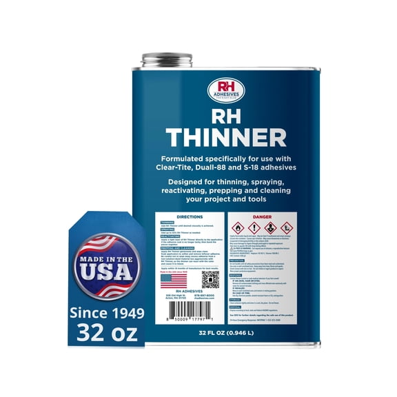 RH Thinner, 32 oz. can - RH Adhesives