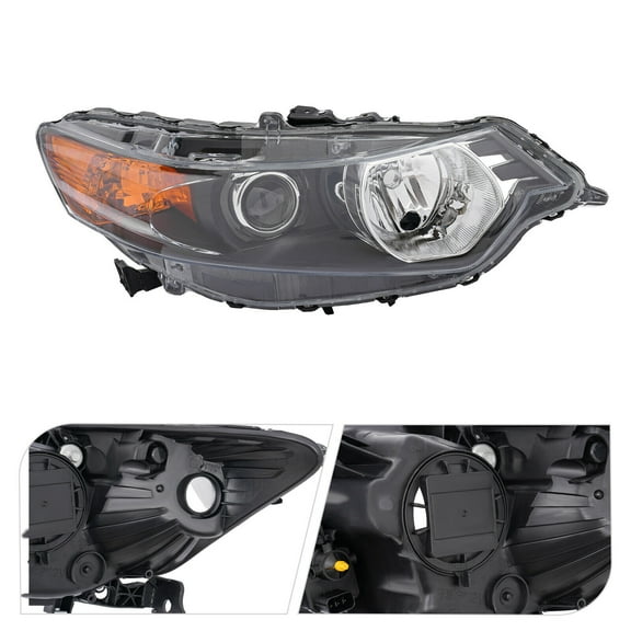 RH Xenon Headlights Assembly Right Side For Acura TSX 2009-2014 2.4L 3.5L