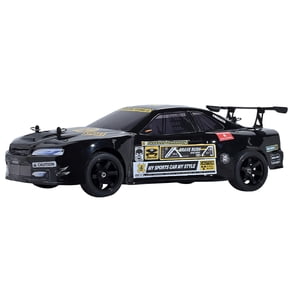RH1003 1/10 Scale Nitro RC Car, CY 18 Engine, 2.4G 60KM/H HighSpeed Racing On-Road Vehicle, Gift for Enthusiast (RTR Version/Black Body)