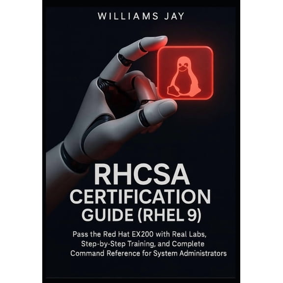 RHCSA Certification Guide (RHEL 9): Pass the Red Hat EX200 with Real Labs, Step-by-Step Training, and Complete Command R, (Paperback)