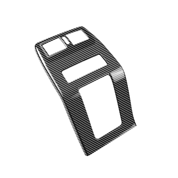 RHD For Mitsubishi OUTLANDER 2022 Carbon Fiber Armrest Box Rear Air Vent Frame Anti-Kick Cover Sticker Trim