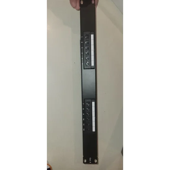 RHEA- 1 New 12 Port Rack Mount 1U Cat6 Rj45 Network Patch Panel, Buyer ...