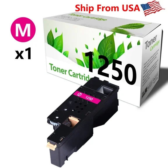 RHEA- 1-Pack Compatible Dell 1250W Toner Cartridge For 1250C 1350Cnw Printer