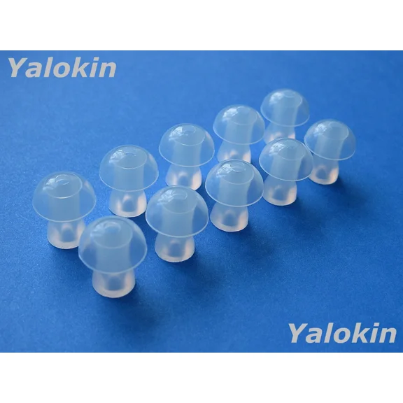 RHEA- 10 Medium Soft Replacement Mushroom Eartips Bud Gel For Klipsch In Ear Earphones