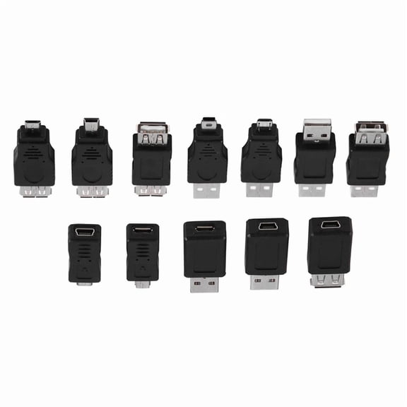 RHEA- 12 Pcs Usb2.0 Adapter Pack High-Quality Variety Connectors For All Devices
