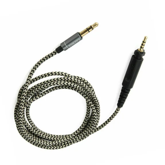 RHEA- 120Cm Audio Nylon Cable For Shure Srh840 Srh940 Srh440 Srh750Dj Headphone Jewa