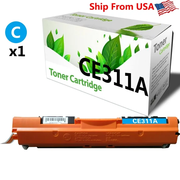 RHEA- 126A Ce311A Toner Cartridge For Cp1025Nw Mfp M175 M175Nwprinter (1Pk,Cyan)
