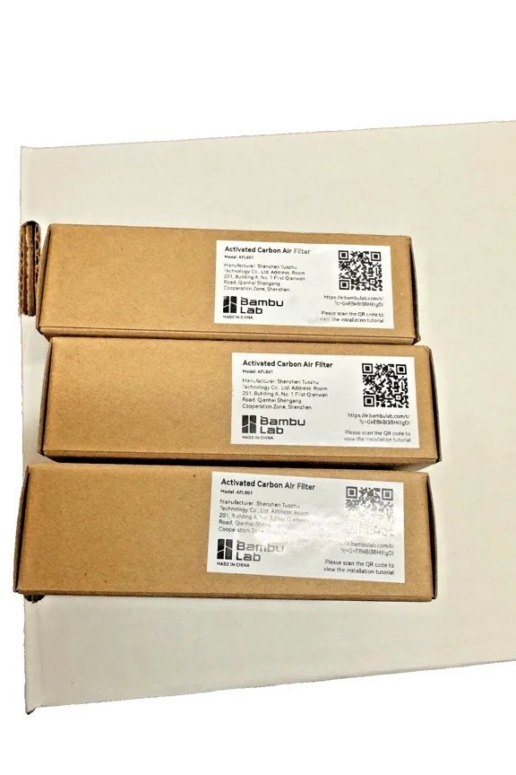 - 1Pcs Bambu Lab Bambu Activated Carbon Air Filter For P1 & X1 Series - Afl001
