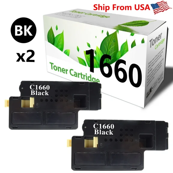 RHEA- 2-Pack Compatible Toner Cartridge Replacement For 1660W 1660Cnw Printer