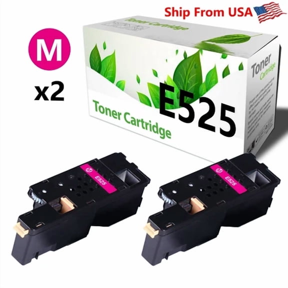 RHEA- (2-Pack,Magenta) Compatible E525W Toner Cartridge Replacement For E525W Printer