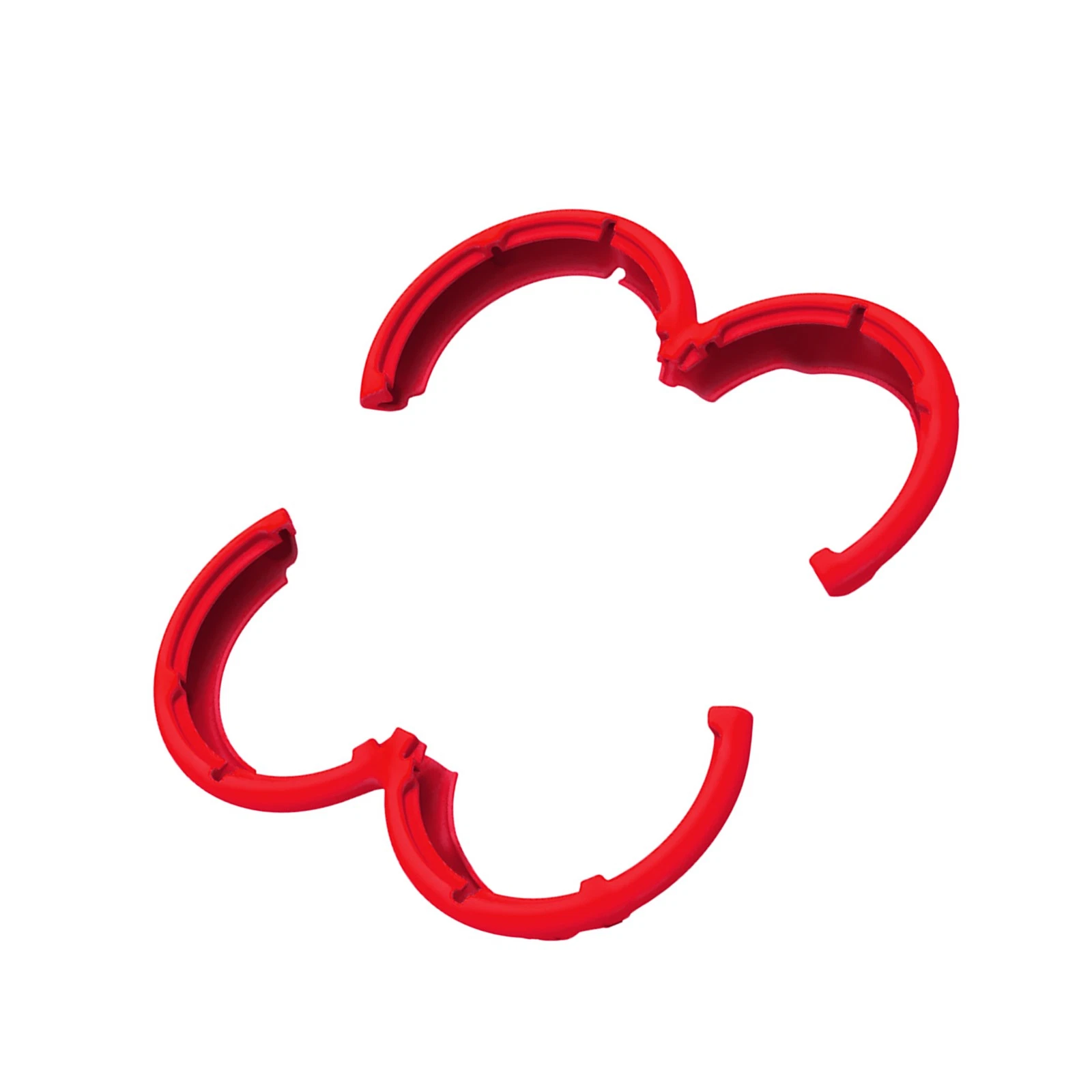 RHEA- 2Pcs Red Lightweight Propeller Guard Anti-Collision Protector For Dji Neo Drone,