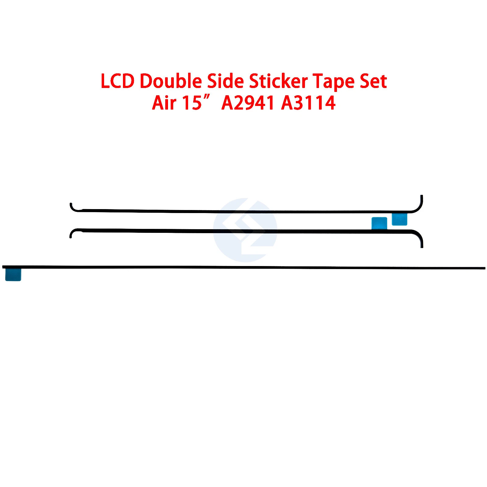 RHEA- 2X Lcd Double Side Adhesive Strip Sticker Tape For Macbook Air 15" A2941 M2 2023