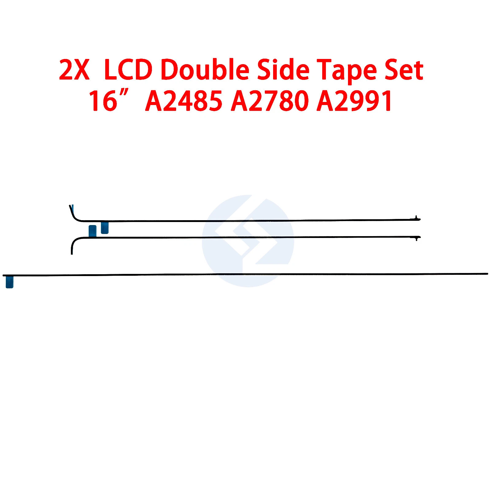 RHEA- 2X Lcd Double Side Adhesive Strip Sticker Tape For Macbook Pro 16" A2780 M2 2023