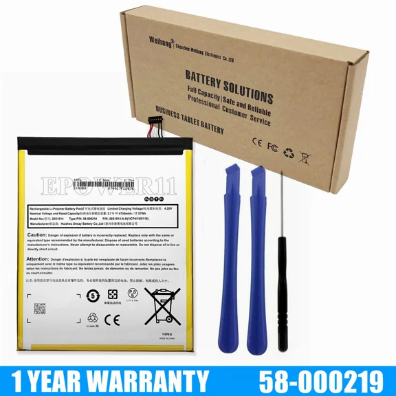 RHEA- 4750Mah New Battery For Amazon Fire Hd 8 7Th Gen Sx0340T Sx034Qt 8Th Gen L5S83A