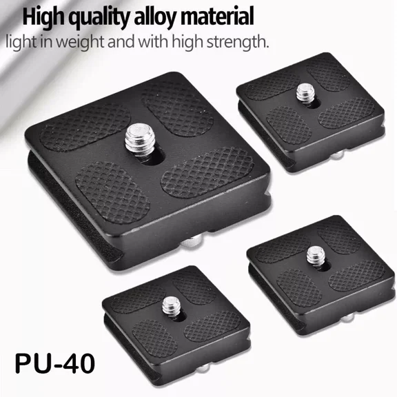 RHEA- 4Pcs 40Mm Quick Release Plate Tripod Gimbal Base For Canon Nikon Sony Fuji Dslr