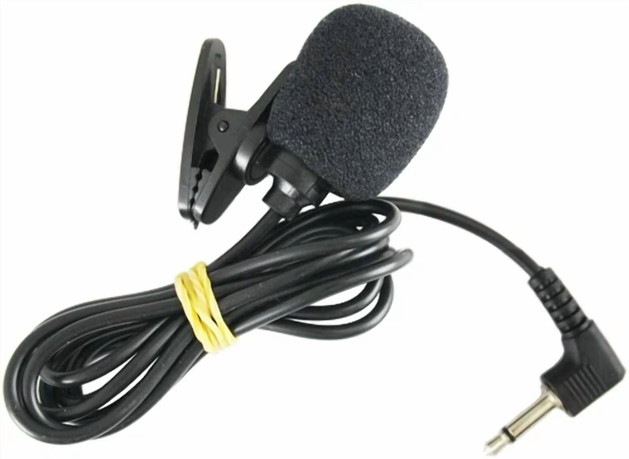 RHEA- 5X Exmax Mini Lapel Mic Tie Clip-On 1/8” 3.5Mm Jack Condenser Collar Microphone
