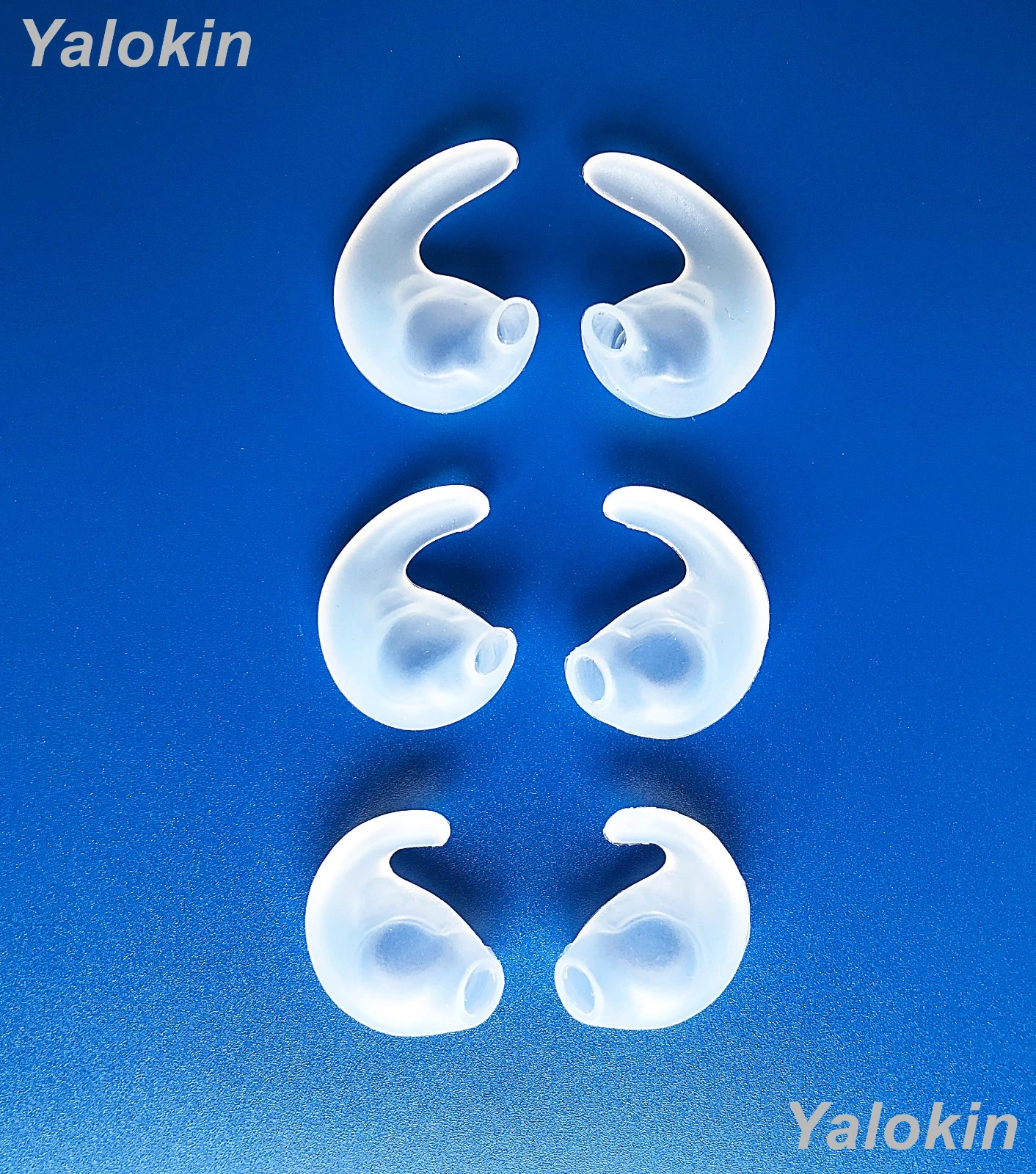 RHEA- 6Pcs (Cl-Wrm) S/M/L L+R Side Ear Stabilizers Adapter Wing Tips ...