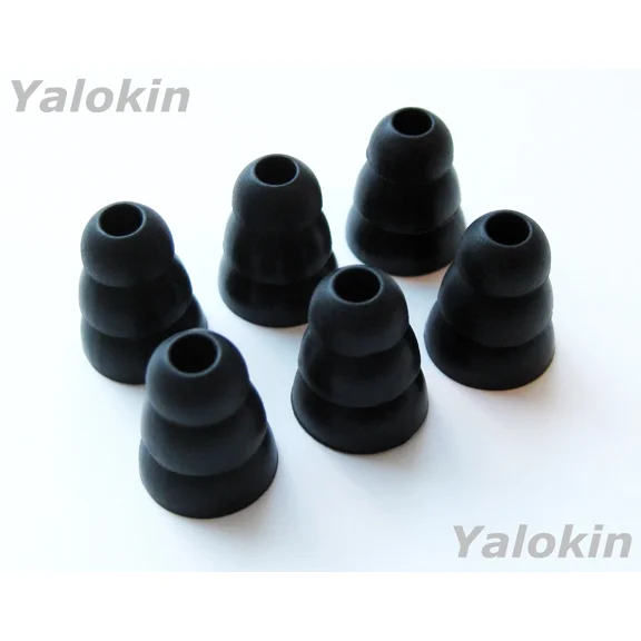 RHEA- 6Pcs (M-Lb) Triple Flange Replacement Adapters Eartips For Westone B30 And B50