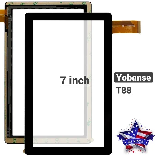 RHEA- 7 Inch Touch Screen Panel Digitizer Glass Replacement For Yobanse T88 Tablet