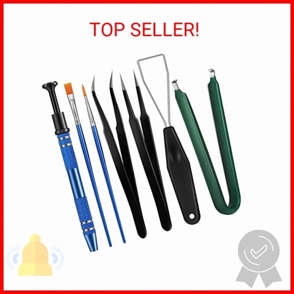 RHEA- 9 Pieces Keyboard Lube Switch Puller Kit Ic Extractor Switch Puller Key Cap Pull