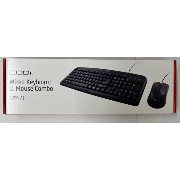 RHEA- Ak0000057 - Codi Wired Usb Keyboard And Mouse Combo -