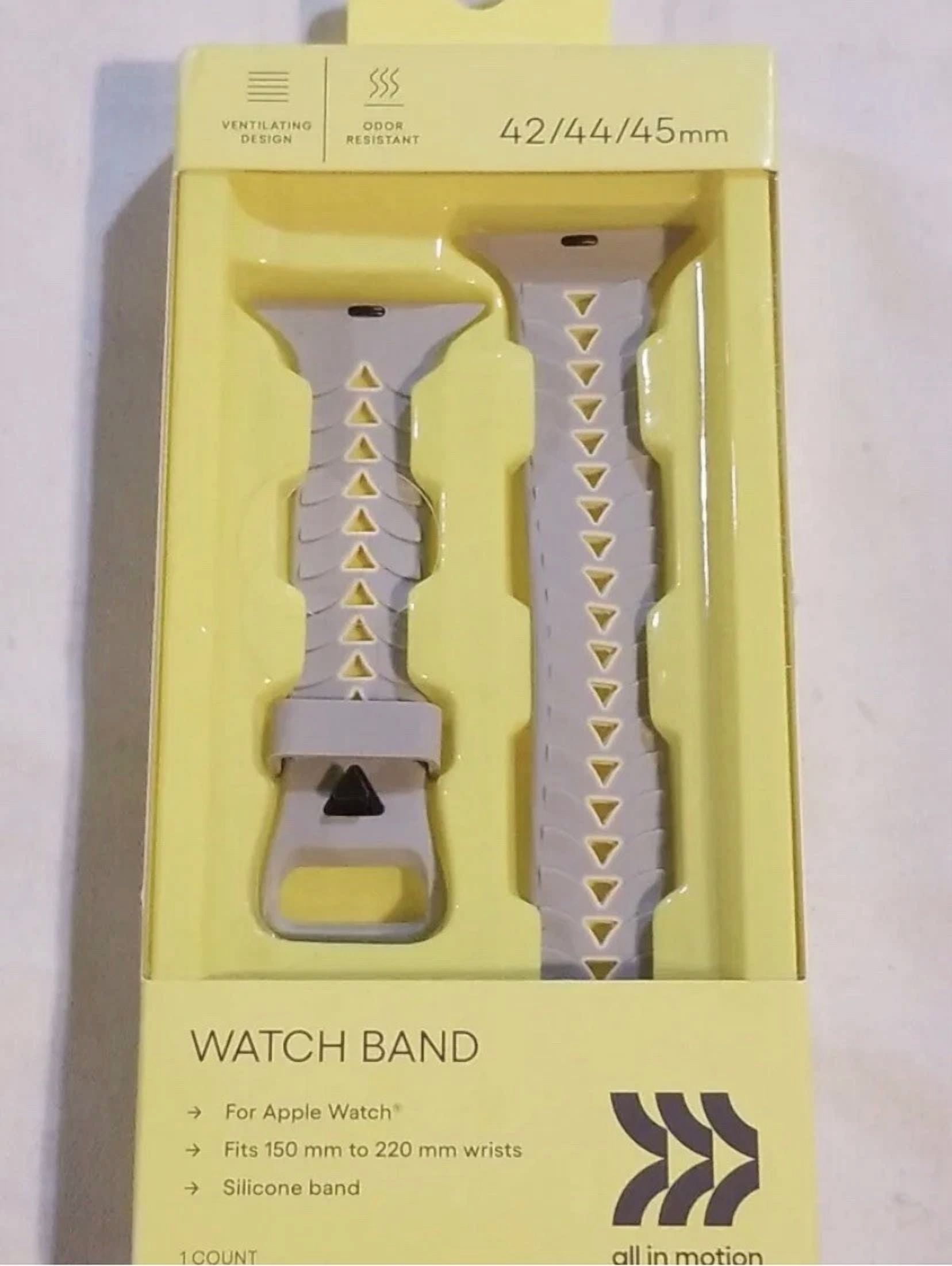 RHEA- All In Motion Apple Watch Silicone Band 42/44/45 Mm - Functional Gray