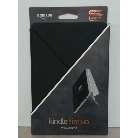 RHEA- Amazon Kindle Fire Hd 7" Origami Cover Black ( 01546 ) Free Shipping