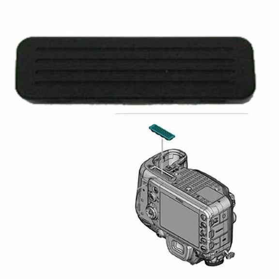 RHEA- Ar Bottom Battery Grip Rubber Connector Cover Cap For Nikon D7100 D7200 1K685479
