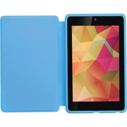 RHEA- Asus Google Nexus 7 Travel Cover (Light Blue, 1St Generation)