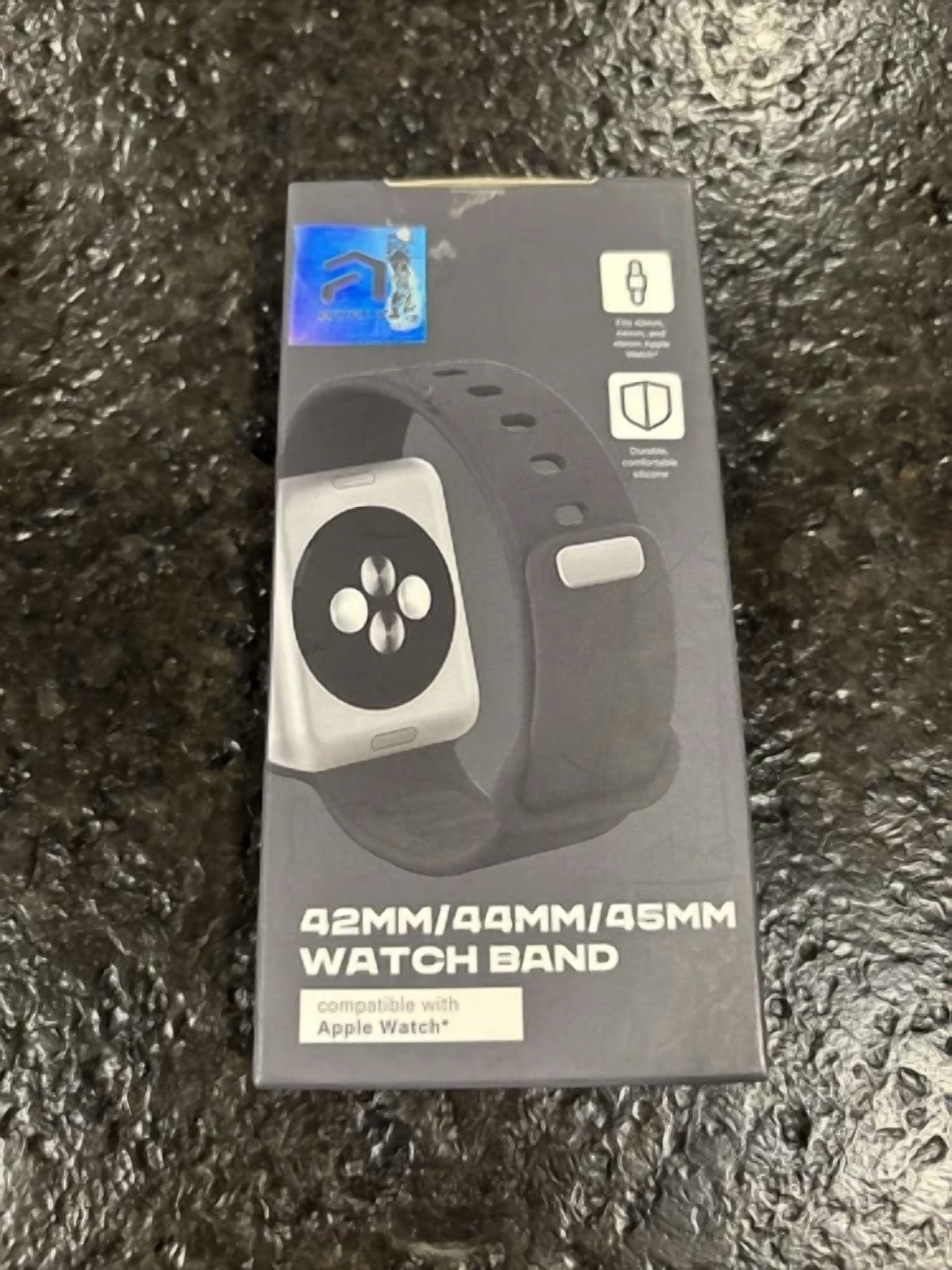 RHEA- Atrix 42Mm/44Mm/45Mm Watch Band - Apple Watch Compatible - Black