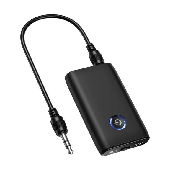 RHEA- Aux Bluetooth Adapter For Car, Bluetooth 5.0 Transmitter Receiver
