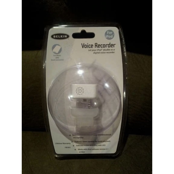 RHEA- Belkin F8E462 Voice Recorder For Ipod
