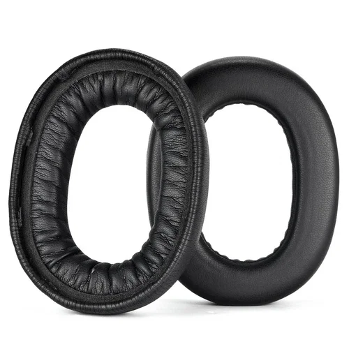 RHEA- Black Soft Foam Ear Pads Cushion Cover Earmuffs For Jabra Elite 85H Headphone