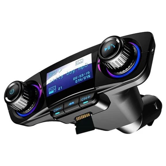 RHEA- Bluetooth Car Fm Transmitter Mp3 Player Hands Free Radio Adapter Kit Usb Charger